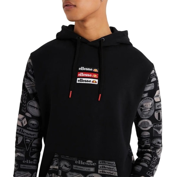 Puserot je Fleecet Ellesse Endol OH Hoody Mustat 170 - 175 cm/M