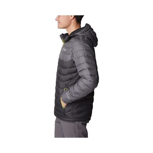 Jakker Columbia Powder Lite Hooded Grå,Sort 178 - 182 cm/M