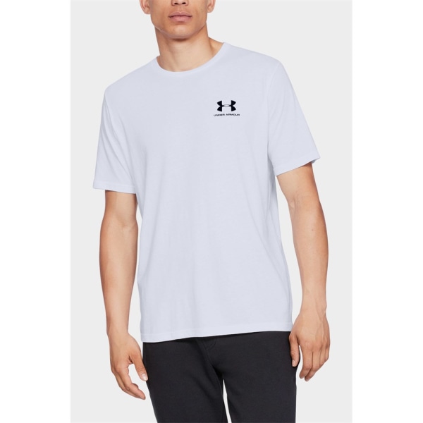 T-shirts Under Armour Left Chest Logo Hvid 183 - 187 cm/L