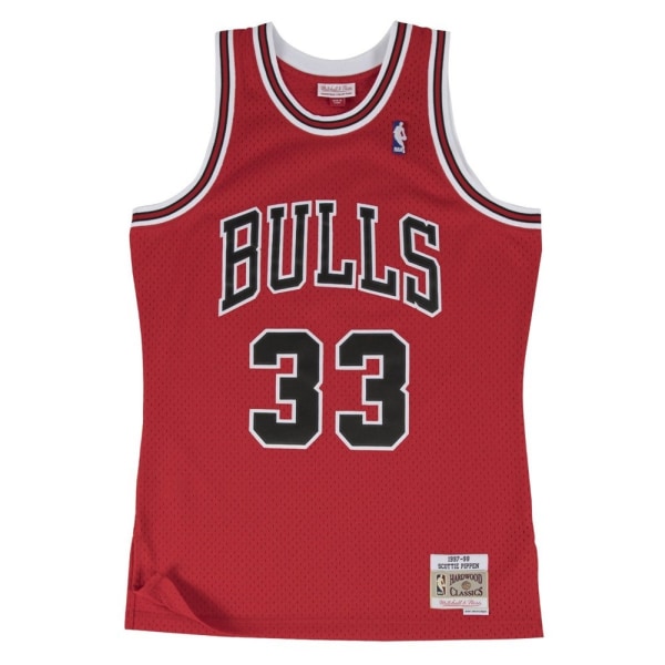 Shirts Mitchell & Ness Scottie Pippen Nba Chicago Bulls Röda 193 - 197 cm/XXL