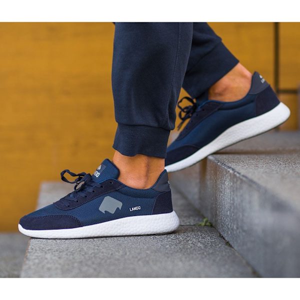 Sneakers low Lando Chilly Flåde 44