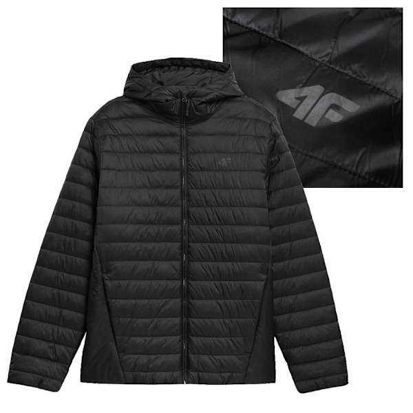 Jakker 4F SS23TDJAM08520S Sort 185 - 188 cm/XXL