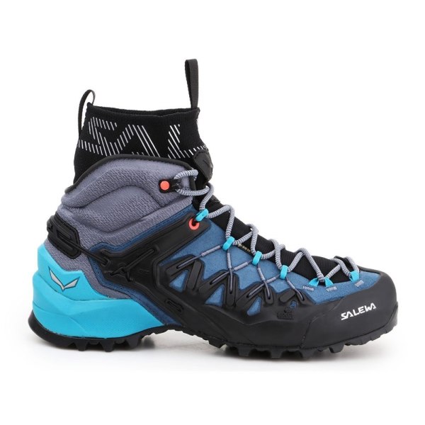 Sko Salewa WS Wildfire Edge Mid Gtx Sort,Blå 36.5