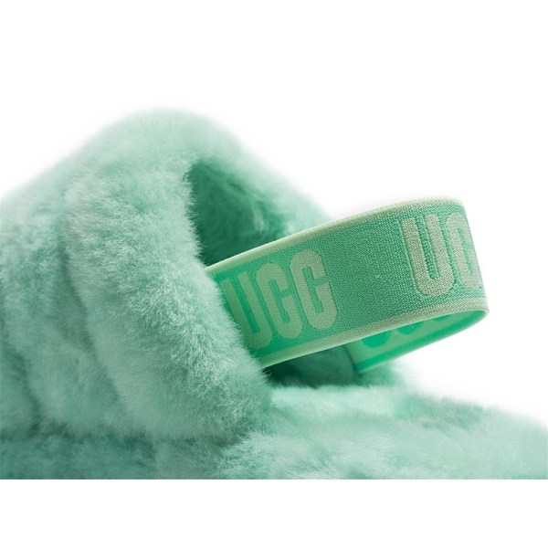 Hjemmesko UGG W Fluff Yeah Slide Grøn 41