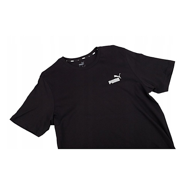 T-paidat Puma Ess Small Logo Tee Mustat 176 - 181 cm/M