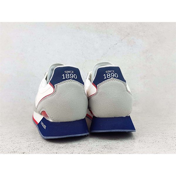Sneakers low U.S. Polo Assn NOBIL003CWHIDBL08 Hvid,Sølv 44