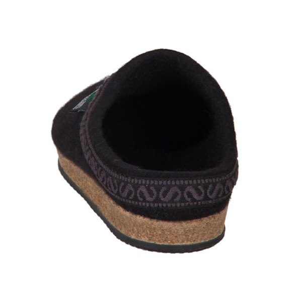 Hjemmesko Stegmann Black Wollfilz Sort 41