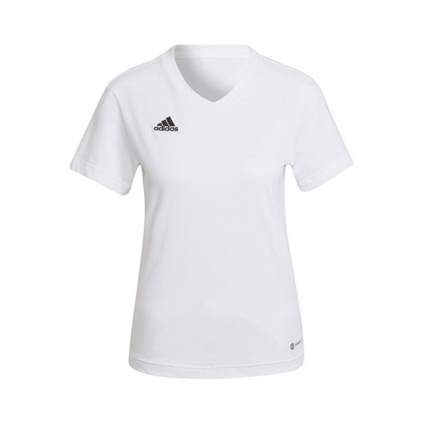 T-paidat Adidas Entrada 22 Tee W Valkoiset 158 - 163 cm/S