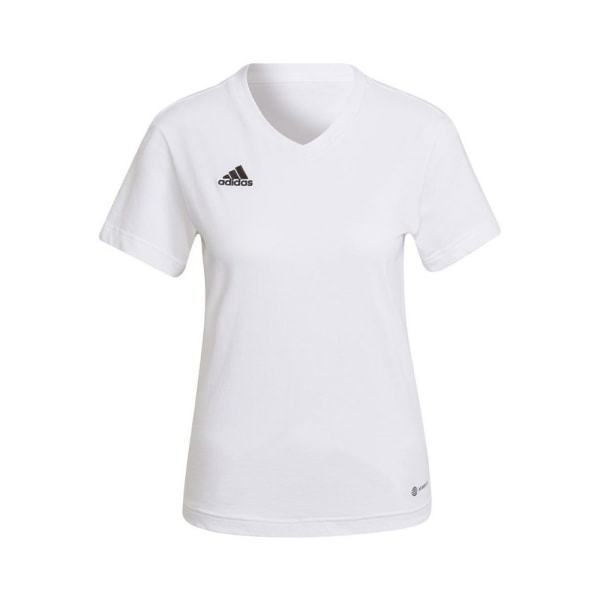 T-shirts Adidas Entrada 22 Tee W Hvid 158 - 163 cm/S