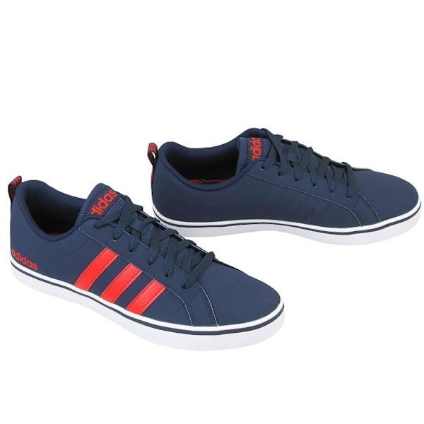 Puolikengät Adidas VS Pace Punainen,Tummansininen 45 1/3