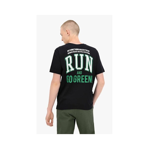 T-shirts Champion Eco Graphic Print Sort 173 - 177 cm/S