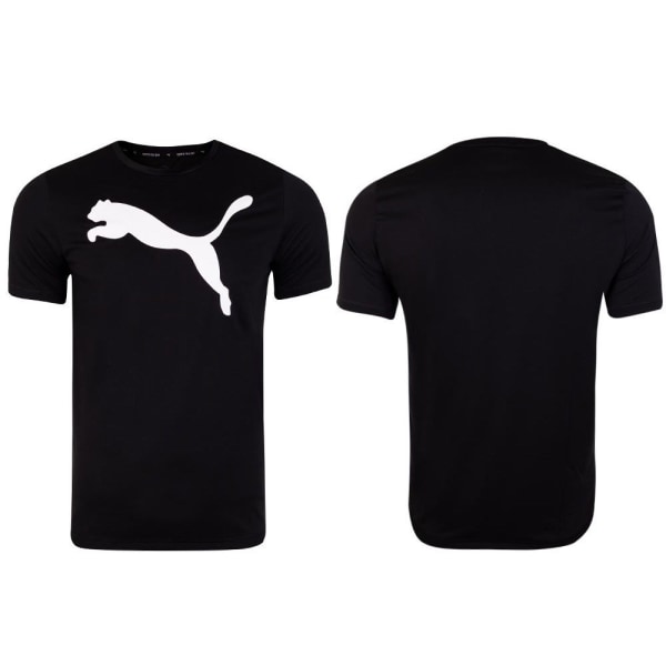 T-paidat Puma Active Big Logo Tee Mustat 182 - 187 cm/L