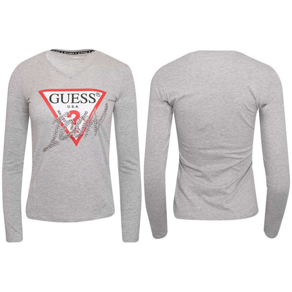 Shirts Guess W2BI39I3Z13LMGY Gråa 158 - 162 cm/XS