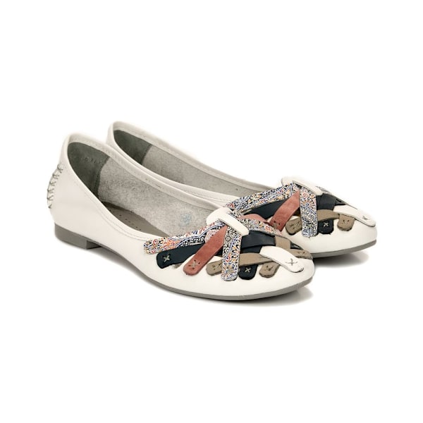 Ballerinat Maciejka 0135821000 Valkoiset 37