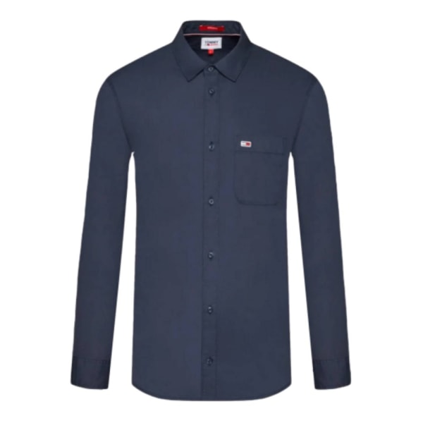 Skjorte Tommy Hilfiger Essential Poplin Flåde 169 - 173 cm/S