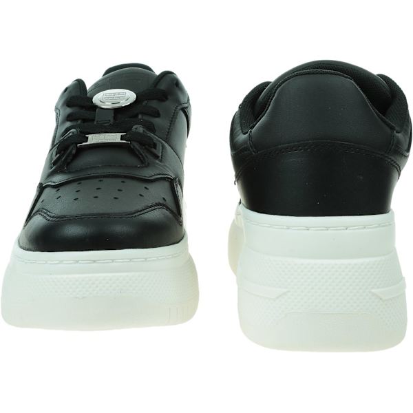 Puolikengät Tommy Hilfiger Retro Basket Flatform Charm Mustat 39