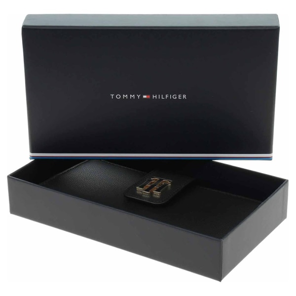 Tegnebøger Tommy Hilfiger AW0AW13658BDSBLACK Sort