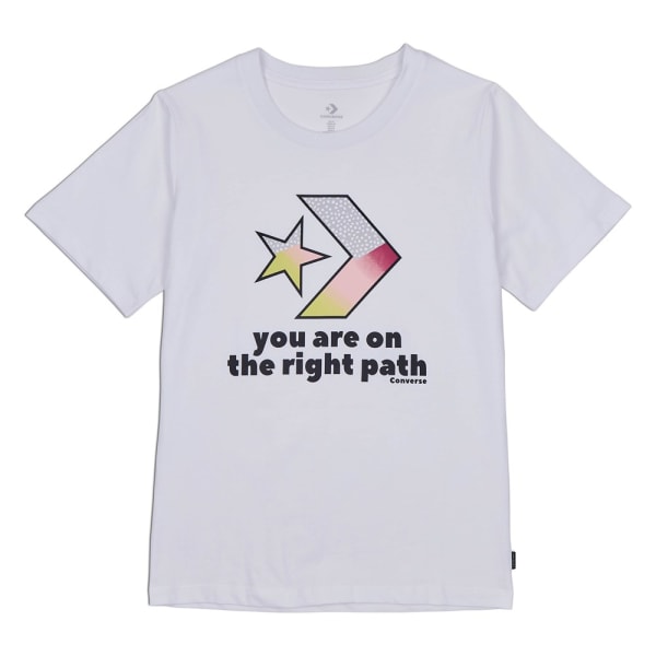 Shirts Converse Traibazer Graphic Tee Vit 168 - 172 cm/M