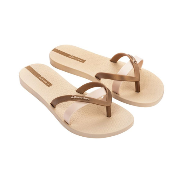 Tofflor Ipanema Kirei Fem Bruna,Beige 41