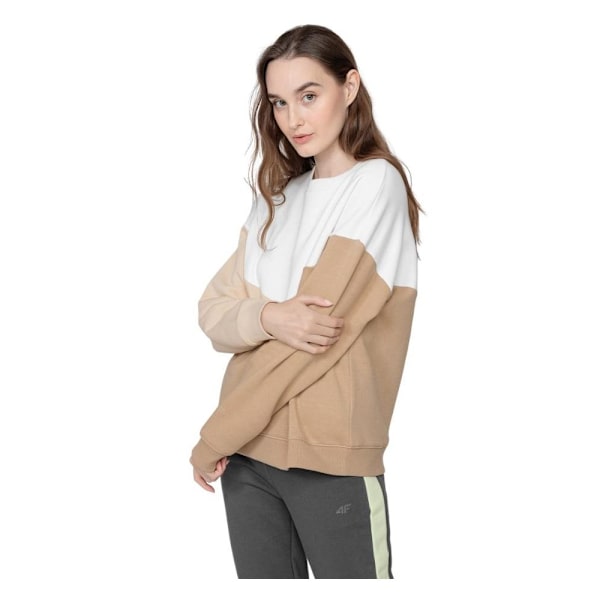 Sweatshirts 4F BLD013 Hvid,Brun 171 - 174 cm/L