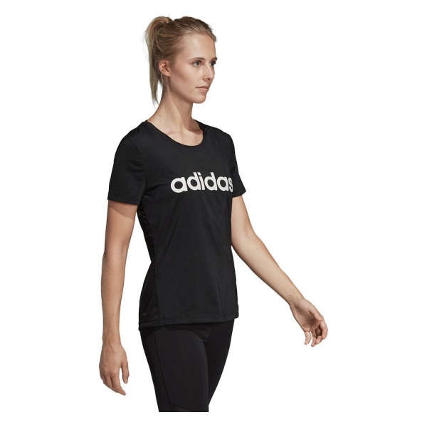 T-shirts Adidas D2M Logo Tee Sort 152 - 157 cm/XS