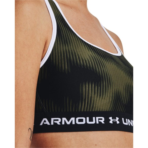 Shirts Under Armour Ua Crossback Mid Print Svarta,Gröna 163 - 167 cm/S