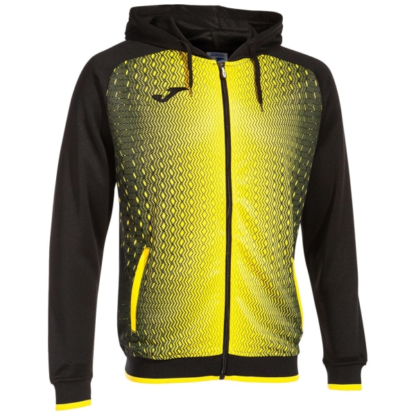 Puserot je Fleecet Joma Supernova Hooded Mustat,Keltaiset 176 - 181 cm/L