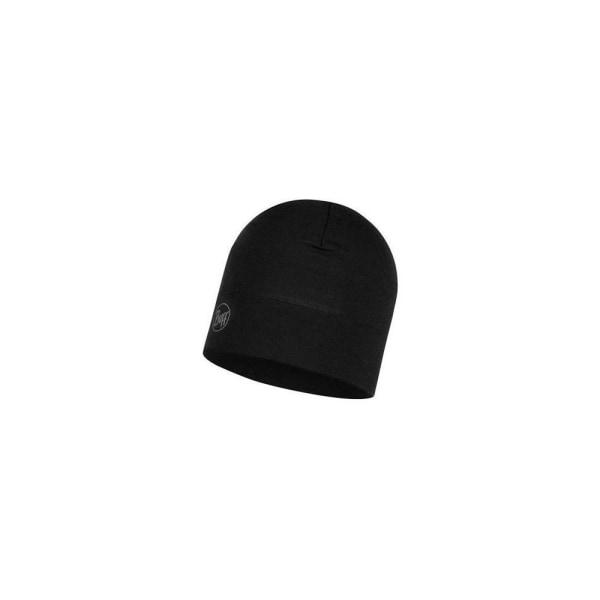 Mössar Buff Czapka Wool Hat Solid Black Svarta Produkt av avvikande storlek