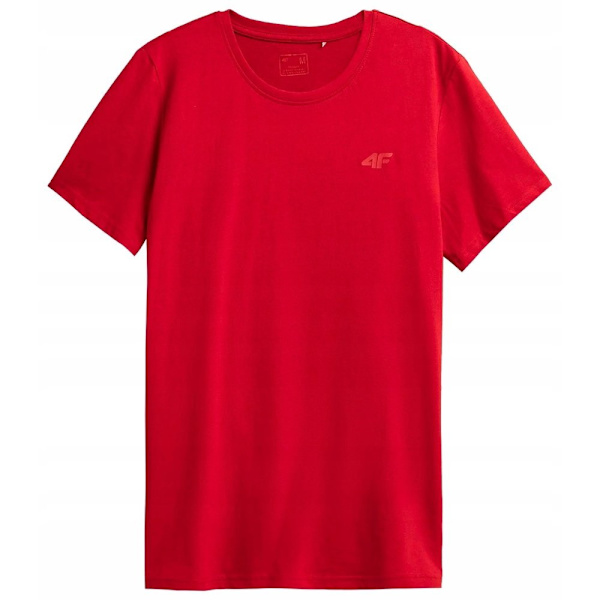 T-shirts 4F K11903 Rød 173 - 176 cm/S
