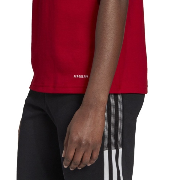 T-shirts Adidas Tiro 21 Rød 182 - 187 cm/XXL