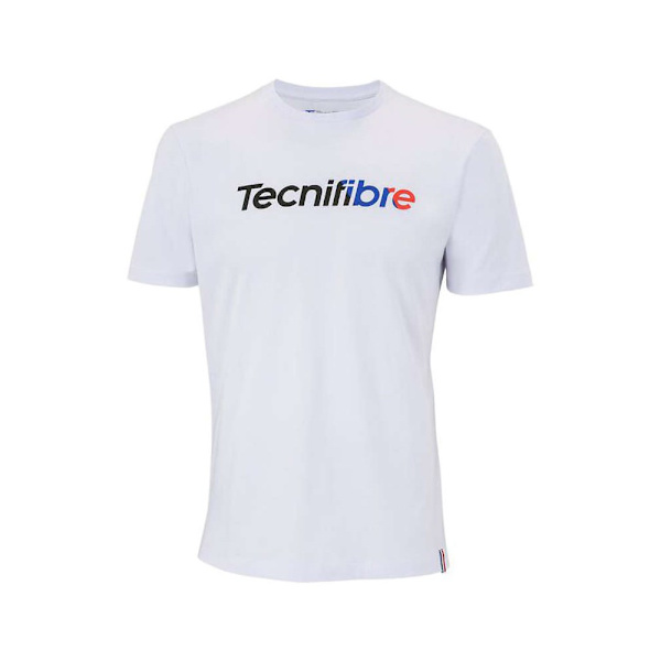 Shirts Tecnifibre Club Vit 183 - 187 cm/L