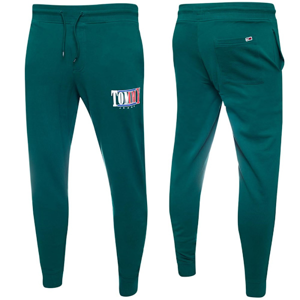 Housut Tommy Hilfiger DM0DM15031L6O Vihreät 171 - 175 cm/M