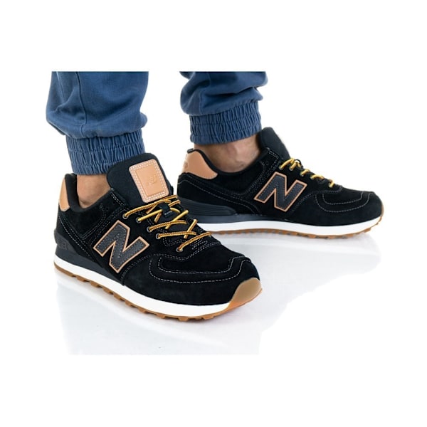 Puolikengät New Balance 574 Mustat,Kullanväriset 42