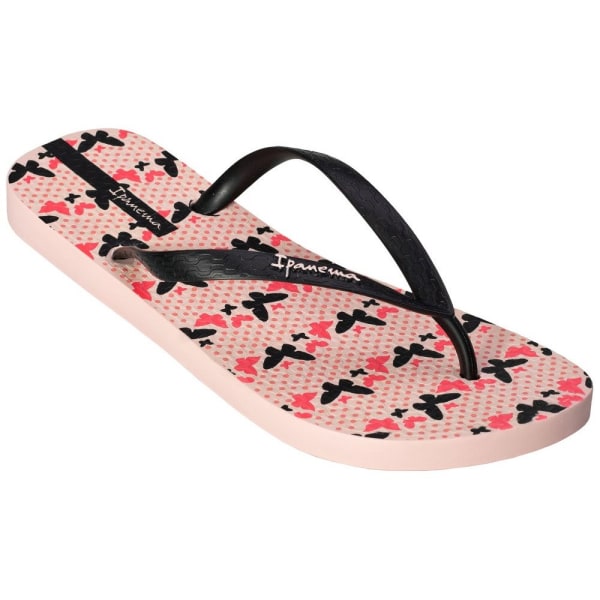 Flip-flops Ipanema Jardins II Fem Sort,Pink 38