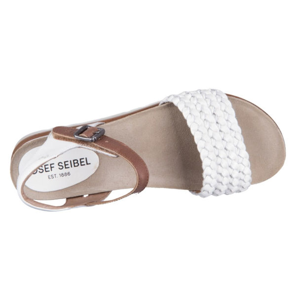 Sandaler Josef Seibel Clea 16 Vit,Bruna 42
