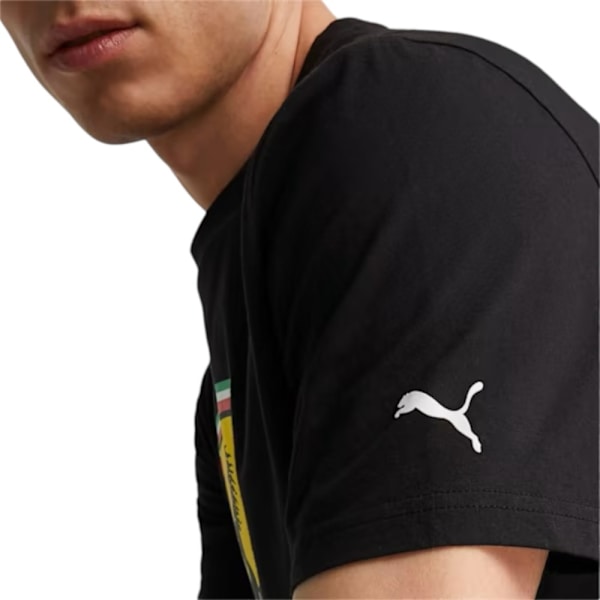 T-shirts Puma FERRARI RACE COLORED BIG SHIELD Sort 182 - 187 cm/L