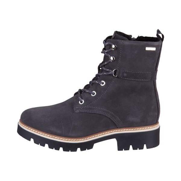 Sko Tamaris Anthracite Materilmix Aus Leder Und Sythetik Sort 41