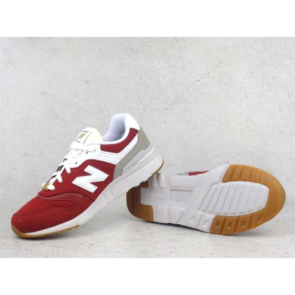 Sneakers low New Balance 997 Hvid,Rød 36