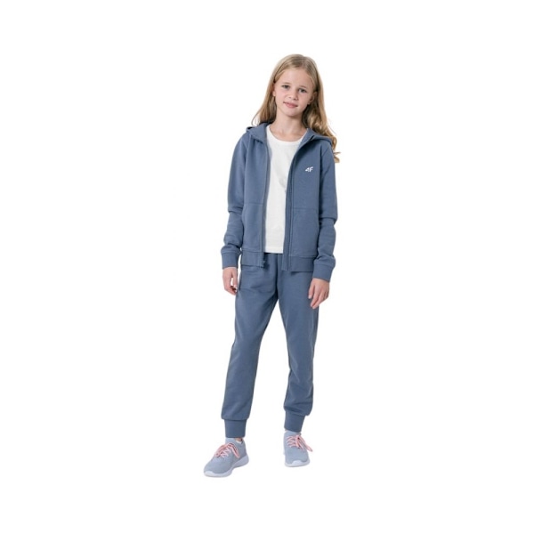 Puserot je Fleecet 4F JBLD001 Vaaleansiniset 122 - 127 cm