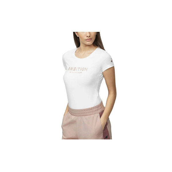 T-paidat 4F H4L21 TSD033 Valkoiset 168 - 171 cm/M