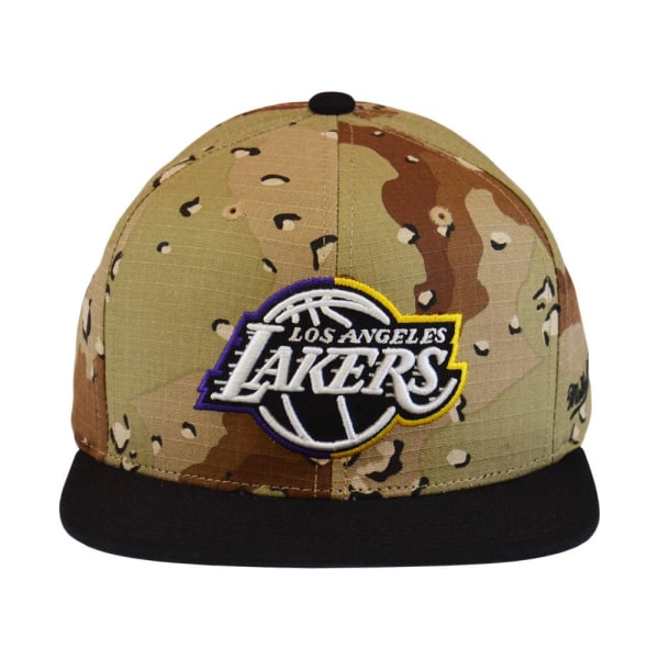 Hatut Mitchell & Ness Nba Los Angeles Lakers Ruskeat,Beesit,Mustat Produkt av avvikande storlek