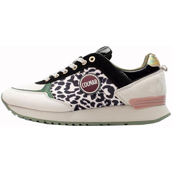 Lågskor Colmar Travis Cheeta Vit,Krämiga 40