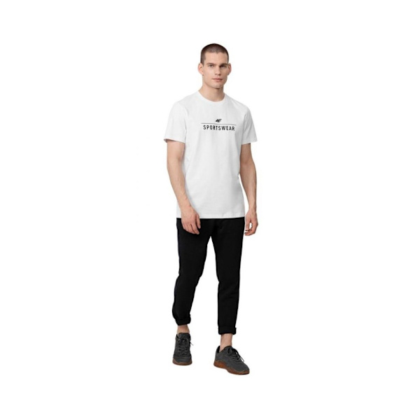 T-paidat 4F TSM354 Valkoiset 176 - 179 cm/M