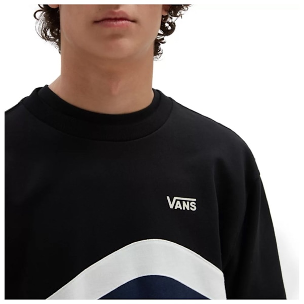 Sweatshirts Vans Sidestripe Block Crew Svarta 188 - 192 cm/XL