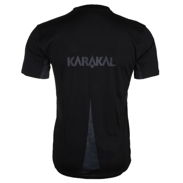 Shirts Karakal Pro Tour Svarta 183 - 187 cm/L