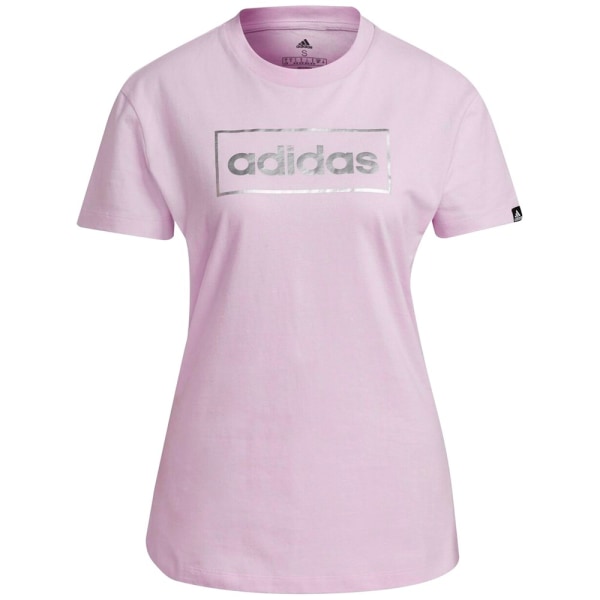 T-shirts Adidas Foil Box Graphic Pink 152 - 157 cm/XS