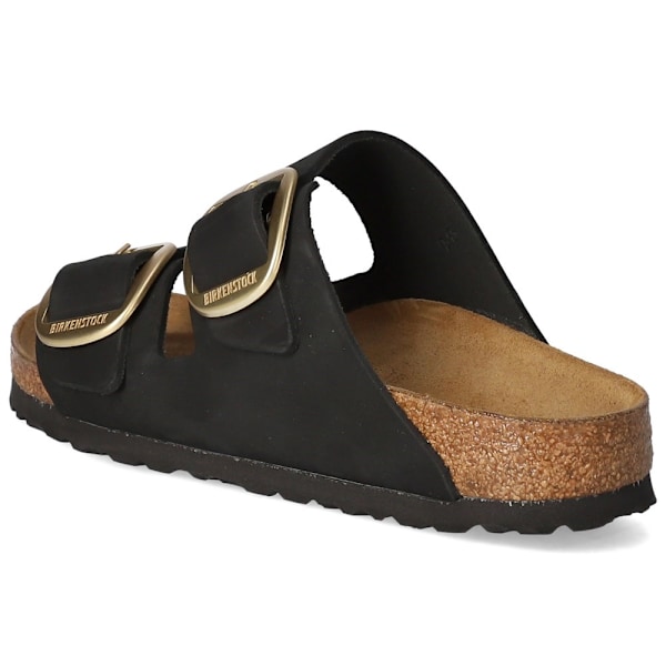 Tøffel Birkenstock Arizona Big Buckle Sort 38