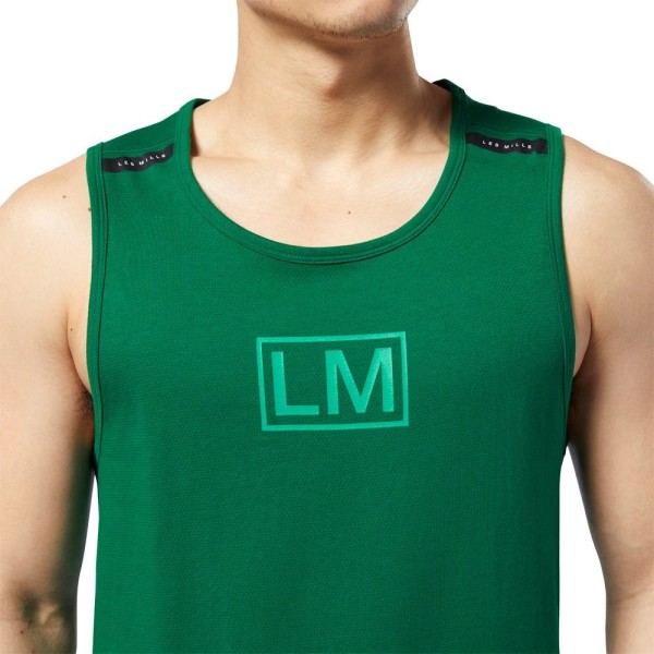 Shirts Reebok Les Mills Performance Gröna 170 - 175 cm/S
