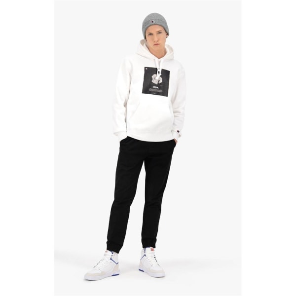 Sweatshirts Champion Icon Graphic Print Hoodie Vit,Svarta 178 - 182 cm/M