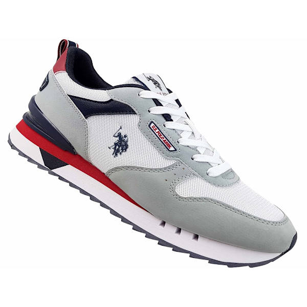 Sneakers low U.S. Polo Assn BUZZY001LGRRED02 Grå,Hvid 44